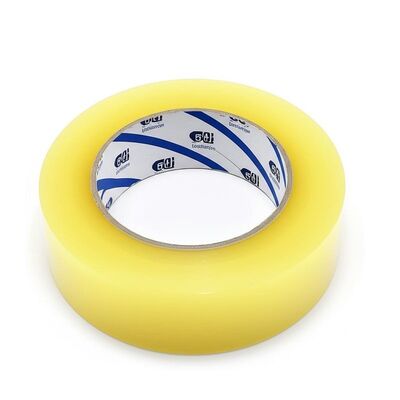 Lakban Kemasan BOPP Sensitif Tekanan dengan Daya Rekat Kuat dan Panjang 50m untuk Pengemasan Industri